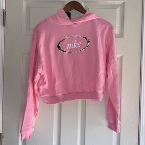 XS pink Nike Logo Hoodie